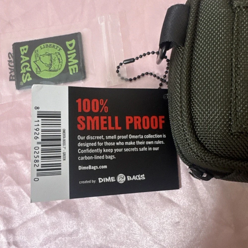 Dime Bags Pouch Smell Proof Padded Carbon Lined 7